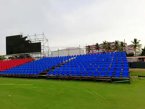 Stadium seating installation